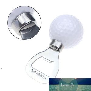 Ouvre-bouteille de bière en forme de boule de golf en acier inoxydable Ouvre-bouteille de bière en forme de balle Cadeau de nouveauté pour les amateurs de golf OWE7114 OWE7114