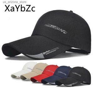 Caps à balle 2022 Chapeaux de sport de pêche pour hommes HOMMES OUTDOOOR LIGNE BASEALBRE VISORE LONGE BRIM SNADE SNAPBACK SORN HAT BON GORILLA Q240425