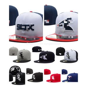 Casquettes de balle Tous les logos de l'équipe Chapeaux de créateurs Chapeau ajusté Snapbacks Basketball Réglable Solide Noir Blanc Soleil Sports de plein air Broderie Clo Dhrih