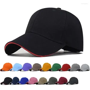 Gorras de bola Gorra de béisbol Snapback Sombrero Poliéster Grueso Primavera Otoño Color puro Mantener caliente Hip Hop equipado para hombres Mujeres al por mayor