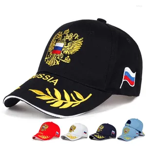 Casquettes de baseball Chapeau de loisirs Casquette de loisirs Broderie Emblème russe Snapback Unisexe pour femme homme sport