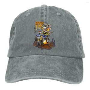 Gorras de bola Hermoso modelo Artista Ed Roth Pintor Gorra de béisbol Hombres Sombreros Mujeres Visera Protección Snapback Rat Fink