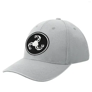 Ball Caps Biceps Logo (blanc sur disque noir) Capuche de baseball Soleil UV Protection du chapeau solaire Plage Anime Men de luxe pour hommes