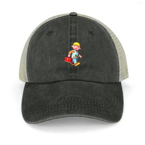 Gorras de bola Bob The Builder Classic Premium para hombres Mujeres Unisex Sombrero de vaquero Fluffy Cosplay Mujer Sombreros Hombres