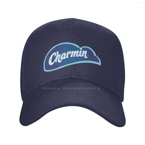 Casquettes de baseball Charmin Logo Print Graphic Casual Denim Cap Knitted Hat Baseball