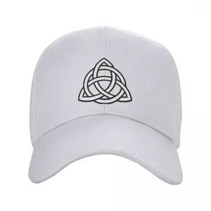 Casquettes de baseball personnalisées celtiques Triquetra symbole Celtes casquette de baseball sport hommes femmes réglable chapeau de camionneur automne