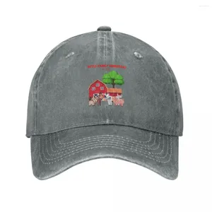 Logotipo de diseño personalizado de gorros - EST Homestead Family Farm Cowboy Hat Hard Summer Sombreros Mujeres Hombres