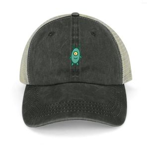 Bola de bolas Lindo sombrero de vaquero de plancton en el modelado Snap Back Snapback Cam Camioner Sombreros para hombres Mujeres