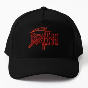 Ball Caps Death Band Logo Baseball Cap Snap Back Hat Chapeau de rugby vintage pour femmes hommes