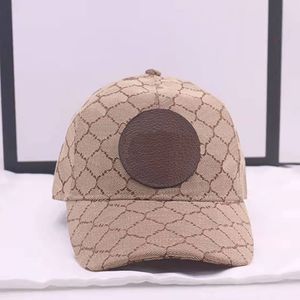 Gorras de béisbol Sombrero de cubo de diseñador para hombre Mujer Gorra Sombreros transpirables con signo de letra Color negro marrón