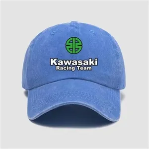 Casquettes de baseball chapeau de créateur hommes passionné de moto lourde moto Kawasaki casquette de baseball brodée été casquette décontractée casquette protection chapeau de soleil