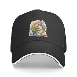Casquettes de balle Pâques dans le panier de fleurs Casquette de baseball Chapeau de randonnée Bobble Mode pour femmes hommes