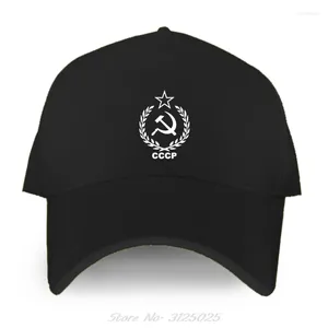 Gorras de bola Moda CCCP URSS Gorra de béisbol Ruso Ejército Rojo Stalin Hombres Sombrero de algodón Mujeres Unisex Peaked