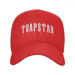 Tapas de pelota Fashion Trapstar London Baseball Cap Women Men Custom A ajustable Adulto Dad Hat Summer Snapback Trucker 449