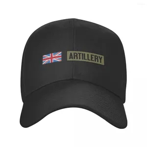 Ball Caps Fashion Union Jack British Flag Artillery Baseball Cap Men Femmes Femmes Breatte Dad CHAPEL