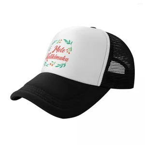 Gorras De Bola Mele Kalikimaka Hawaii Vacaciones Corona De Navidad Gorra De Béisbol Capucha Moda Sombreros De Mujer Hombres