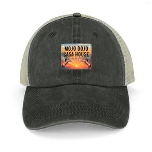 Gorras de bola Mojo Dojo Casa House Funny Horse Cowboy Hat Streetwear Party Sombreros de mujer para el sol Hombres