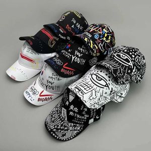 Tapas de pelota New Street Hip Hop West Coast Wind Men Women Baseball Hats Graffiti unisex Sunsex Sunsion Fashion Sport Snapback Cabas