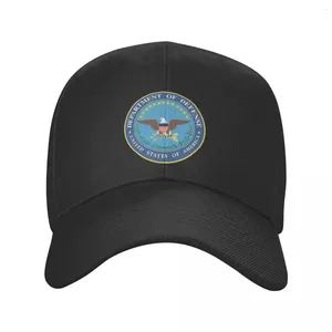 Tapas de pelota personalizadas del Departamento de Defensa del Departamento de Defensa para hombres Mujeres Ajustables Estados Unidos América Dad Hat Streetwear