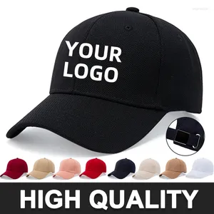 Gorras de bola Personalización profesional Alta calidad Equipada Black Navy Impreso Sombreros bordados para hombres Mujer Logotipo personalizado Béisbol para hombres