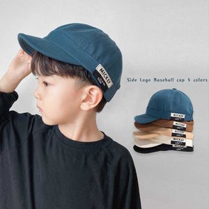 Casquettes de baseball couleur unie bébé garçon Snapbk casquette de baseball printemps été enfants chapeau de baseball hip hop décontracté enfants garçons filles chapeaux de soleil 2-5Y P230412