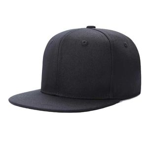 Casquettes de baseball Solid Hip Hop Cap pour hommes Snapback Hat Casquettes de baseball pour femmes Réglable Flat Brim Bill Visières unies Garçons et filles Street Dance L221022