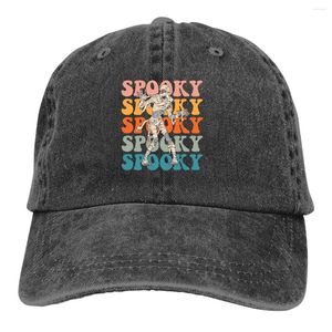 Ball Caps Spooky Halloween Baseball Cap Men Hats Femmes Visor Protection Snapback Ghost Lover