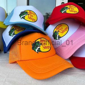 Casquettes de balle Restez cool Bass Pro Shops Imprimer Casquette de baseball d'été pour le sport en plein air Voyage Unisexe Papa Chapeau Garçon Fille Soleil Snapback x0829