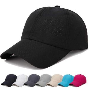 Ball Caps d'été Femme Femme Butball Hat Bouton Sunhat extérieur Pêche de golf Séchante rapide Sports Sports Salle Salon Q240403