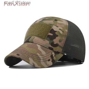 Casquettes de baseball Tactique Baseball C Hommes Été C Net Sunhat Air Gun Jungle Camo Snack Hat MensC24319