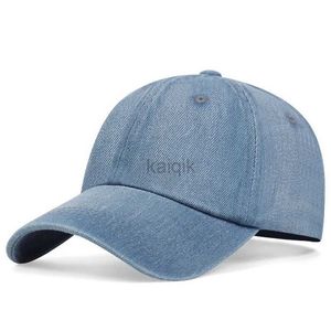 Ball Caps Unisexe Cowboy Baseball Cap d'automne Sanpback décontracté Chapeau Sanpback pour hommes femmes en plein air jeans denim Hip Hop Caps Sun Sun Wholesale D240507