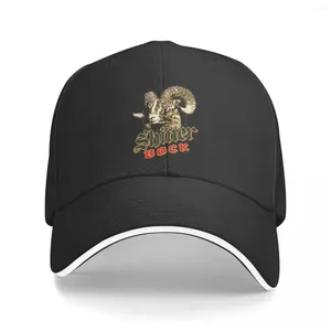 Casquettes de balle Vintage Shiner-Bock-Beer Logo T-shirt Casquette de baseball Casquette de luxe Homme Chapeau Militaire Tactique Hommes Femmes