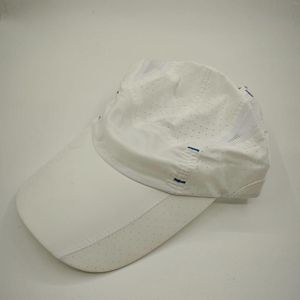 Gorras de béisbol Deporte blanco Running Nylon Hebilla ajustable Sombrero de secado rápido