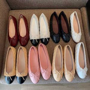 Bailarinas acolchadas, zapatos de diseñador de cuero, bailarinas para mujer, zapatos planos, mocasines, tacón bajo, destalonado, tela de lana, zapatos cómodos ccity