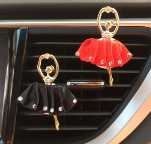 Ballet Girl Air Vent Clip Perfume Fragancia Ambientador Baile Aroma Decoración Accesorio Interior del coche