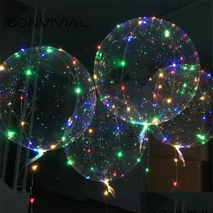 Ballon 50pcs sans bigorneaux ballons en PVC transparents 10 18 24 pouces bulle claire fête d'anniversaire ballons à hélium décoratifs Kid309 Dhe3M