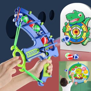 Balloon Montessori Throw Sport Slings Target Sticky Ball Dartboard Basketball Board Games Educational Children s Outdoor Game Toys 230704