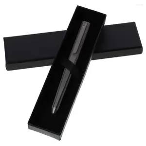 Suministros de corrección de línea de bolígrafo, bolígrafo de titanio multifuncional con recarga negra, bolígrafos profesionales de lujo para el hogar