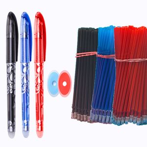 Bolígrafos de bolígrafo 25 pcsset Kawaii borrador de bolígrafos gel benéjoe de escritura para escribir papelería para suministros escolares de cuaderno lápices de niños lindos 230523