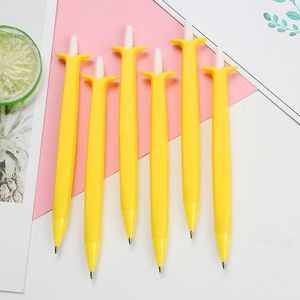 Bolígrafos 36 Unids / lote 0.5 / 0.7mm Banana Cactus Lápiz mecánico Zanahoria linda Pluma de dibujo automática Suministros de escritura escolar Papelería Gif