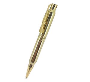 Bolígrafos bolígrafo acmecn dorado con calicera de bolas de perno en forma de pistola de estilo rifle para regalos de promoción de la tienda1823285