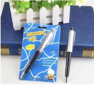 Ballpoint Pens spoof Fancy Funny Ball Point Pen toy Shocking Electric Shock Gift Joke Prank Trick Fun Novelty Electric shock pen