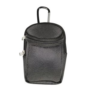 Boules 2 PCS Golf Balls Sac, avec crochet, poche de golf en toile, maintenez 2 balles de golf standard ou 1 bal de golf de parc, mini sac de rangement à balle