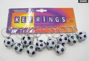 Bolas 20 piezas bolsa de fútbol colgante de plástico balón de fútbol llavero pequeños adornos llavero deportes anuncio recuerdos llavero regalos 230703