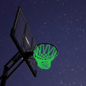 Filet de basket-ball lumineux en nylon tressé pour enfants, fournitures de sport d'entraînement brillantes 231024