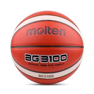Ballons Molten Basketball BG3100 Taille 7/6/5/4 Certification officielle Compétition Ballon standard Ballon d'entraînement pour hommes et femmes 230605