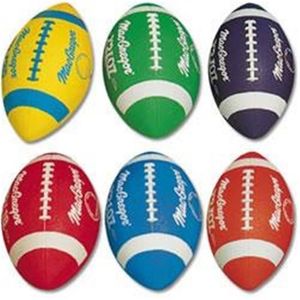 Ballons multicolores taille officielle ballons de football arc-en-ciel lot de 6 231024