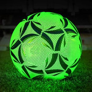 Ballons de football réfléchissants LED ballons d'entraînement taille 5 4 lumineux escent Cool pour enfant adulte 231030