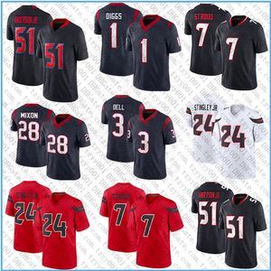 2024 Stefon Diggs CJ Stroud Tank Dell Football Jersey Joe Mixon Danielle Hunter Nico Collins Derek Stingley Will Anderson Jr Dameon Pierce Jalen Pitre Dalton Schultz