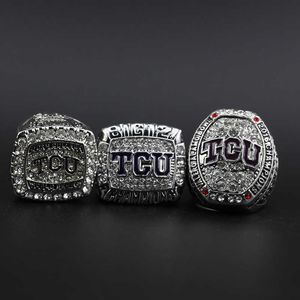 Bagues de bande 3 TCU Hornfrogs College Alamo Bowl Football Championship Ring Set